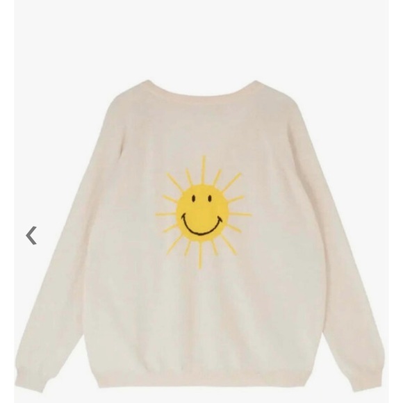 jumper1234 Sweaters - JUMPER 1234- Pearl Smiley Sunshine Cardigan - Size 2